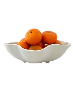 VIDA Nube Medium Bowl (White) Melamine Fruit Bowl, Good pre owned condition